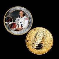 【Best value】 2019 50th Apollo 11 Moon Landing Gold ของขวัญที่ระลึก Drop Shipping