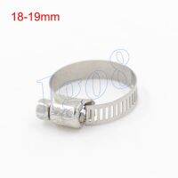 50pcs Stainless Steel 18-19mm Hose Clamps