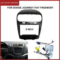 9 Inch Fascia For Dodge Journey Fiat Freemont Car Radio DVD GPS MP5 Android Player Head Unit 2 Din Panel Dashboard Frame Cover