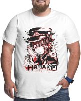 Anime Toilet-Bound Hanako-Kun T Shirt Big Size Mans Short Sleeve Clothes Fashion Casual Large Size Tee White