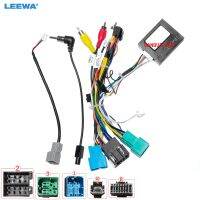 LEEWA Car 16pin Power Cord Wiring Harness Adapter With Canbus Box For Fait Strada/Toro (2020) Installation Head Unit CA7725