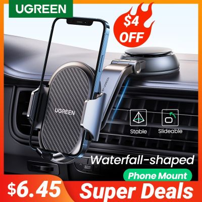 UGREEN Car Phone Holder Stand Gravity Dashboard Phone Holder Universial Mobile Phone Support For iPhone 13 12 Pro Xiaomi Samsung