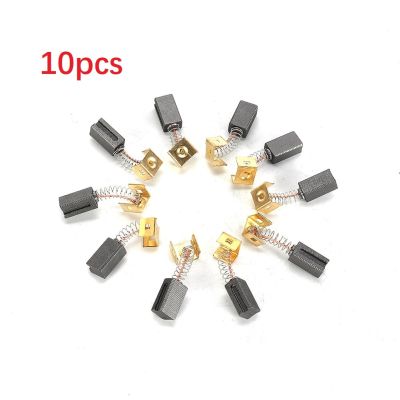 10pcs Carbon Brush 6.4x7.9x12.5mm For Black Decker CD105 CD110 CD115 KG900 Angle Grinders Accessories Power Tool Parts Rotary Tool Parts Accessories