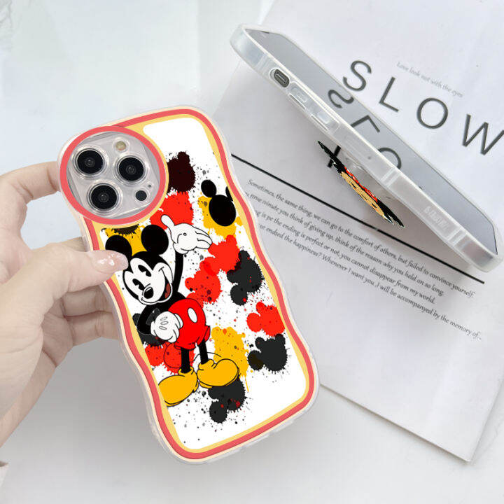 เคส-ggk-สำหรับ-oppo-f3-f3บวก-r9s-บวก-r9s-โปรพร้อมที่ยึดฟรีเคสโทรศัพท์หยักนิ่มแฟชั่นมิกกี้การ์ตูนกันกระแทกเคสโทรศัพท์มือถือป้องกันกล้องคลุมทั้งหมด