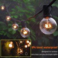 3.5m Solar Fairy String Light 5cm Ball Light String Light Lamping Atmosphere Lights Wedding Festival Decor 10 Vintage Bulbs