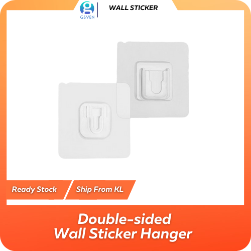 Wall Sticker Hanger Seamless screw, Nopunch Strong Doublesided Adhesive Hook Wall hanger子母扣