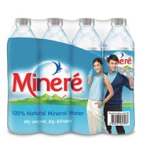 โปรคุ้ม ถูกดี มิเนเร่ นํ้าแร่ ขนาด 500 มล. แพ็ค 12 ขวด Minere Mineral Water 500 ml x 12 Bottles สินค้าราคาถูก พร้อมเก็บเงินปลายทาง