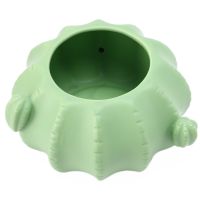 Green Ceramic Flower Pot Decoration Garden Indoor Sowing Machine Cactus Flower Pot Container