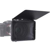 Blesiya น้ำหนักเบา Mini Matte Box W/ ธงด้านบนสำหรับ DSLR สำหรับ4x 4/4X5.65นิ้ว Filter