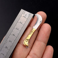 Pendant Cutter Tool Portable Keychain Brass Cleaver Self-Defense Pocket Folding Knife