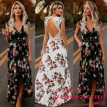 Lazada shop boho dress