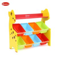 [COD] ONSHINE cartoon deer bear oversized childrens toy storage bookshelf baby finishing locker