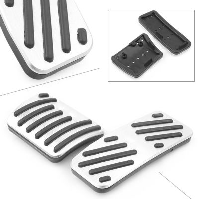 2021Gas Fuel Pad Brake Pedal Cover For Jeep Cherokee (KL) 2014 2015 2016 2017 2018 Left Driver Only Automatic Transmission WLOGO