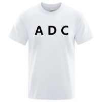 Trend American Adc High Quality Cotton Printed Couple Men And Loose Size Short Sleeve T-Shirt Comfortable Top S-4XL-5XL-6XL