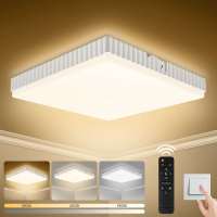 LED Ceiling Lights 24W Dimmable Bathroom Lights with Remote Control 3000~6500K IP54 Waterproof Bathroom Ceiling Lamp