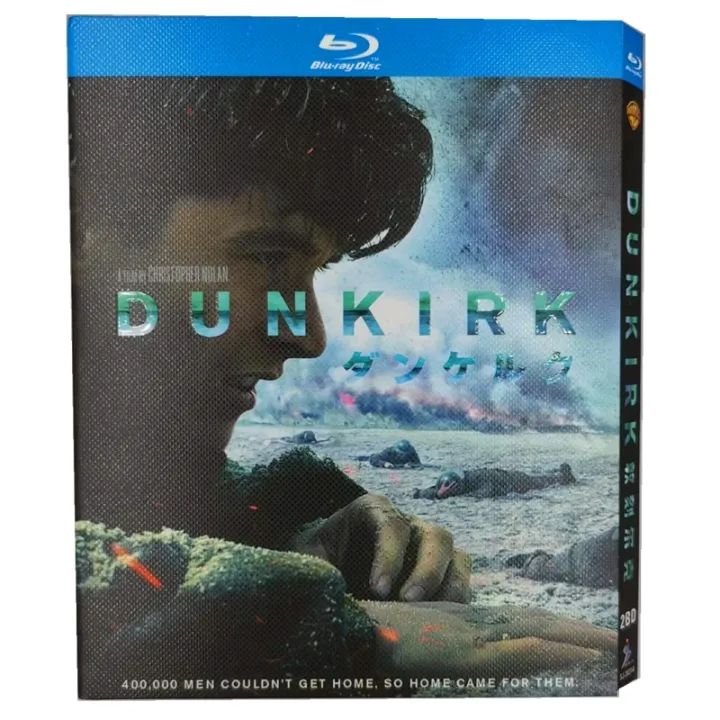 Dunkirk action BD Hd 1080p boxed full version war movie Blu ray Disc ...