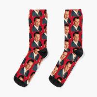 【Sock shop】 Frank Sinatra Crew Socks Ankle Knee High Mens Black Women Best