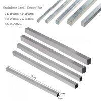 【CW】 304 STAINLESS STEEL SQUARE BAR ROD 3x3 4x4 5x5 10x10mm 50cm 20 quot;