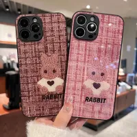 เคสโทรศัพท์สำหรับ Samsung Galaxy Note10 Note10 + Note20 Note8 Note9 S10 4G S10 5G S10e S10 Plus S20 S20FE S20 Plus S21 S21 Plus S21 Ultea S8 S8 Plus S9 S9plus ล่าสุดสาวการ์ตูนน่ารักกระต่ายที่ถักแก้วเคสโทรศัพท์