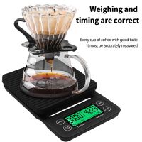 Drip Coffee Scale 3kg/0.1g 5kg/0.1g With Timer Portable Electronic Digital Scale High Precision LCD Electronic Scales Luggage Scales