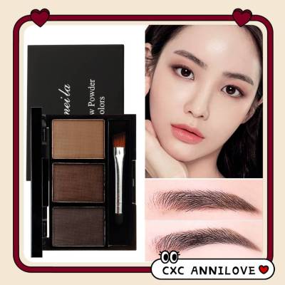 🔥พร้อมส่ง🔥CXC - LAMEILA ดินสอเขียนคิ้ว กันเหงื่อ ที่เขียนคิ้ว คิ้วฝุ่น 3 IN 1 กันน้ำ สีคมชัด ติดทนนาน (7G.) E23