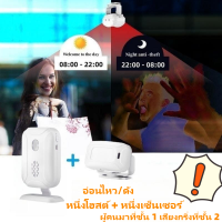 Motion Sensor  เซนเซอร์ตรวจจับความเคลื่อนไหว บ้าน ร้านอาหาร กันขโมย ตรวจจับการบุกรุก สำหรับเด็ก ใส่ถ่านเคลื่อนย้ายสะดวกเซ็นเซอร์ต่อต้านการขโมย