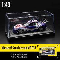 CCA MSZ 1:43 Maserati MC โมเดลรถโลหะผสม GT4พร้อมกล่องแสดงสิ่งของแบบอะคริลิคลูกเต๋าของเล่นหล่อเด็กผู้ชายของขวัญ