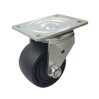 Universal Pulley Wheel, 3 inch Universal Wheels Swivel Caster Tool with Top Plate &amp; Bearing for Cart Logistics Trolleys