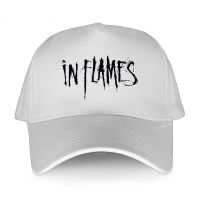 Black Casual hats Boys Printed Baseball Cap In Flames Swedish Metal Man Women Summer Hat outdoor Snapback caps sport bonnet