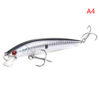 Laogeliang Minnow Fishing Lure 3D Eyes 10cm 7g wobbler BASS PIKE baits SPINNER baits