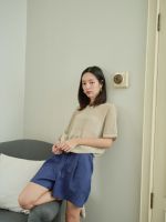 MAGARINES - Linen Pants Navy