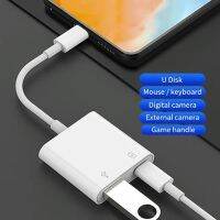 Lightning Ke อะแดปเตอร์ USB OTG Penukar Unci Kekunci Tengus Mengas U Cakera Kamera CardReader Penukar Data Otg