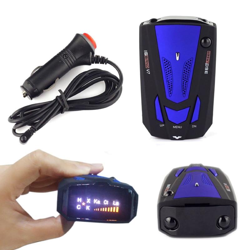 Laser Radar Detector for Cars,Voice Prompt Speed Blue 2021 New Version Vehicle Speed Alarm System,LED Display,City/Highway Mode,Auto 360 Degree Detection for Cars 