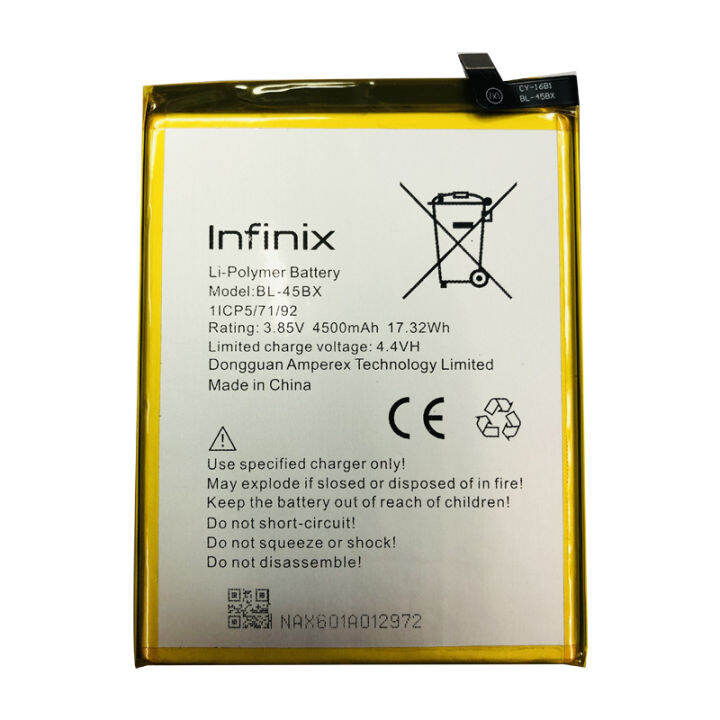 แบตเตอรี่-แท้-infinix-note-3-note3-pro-x601-battery-แบต-bl-45bx-bl45bx-4500mah-รับประกัน-3-เดือน