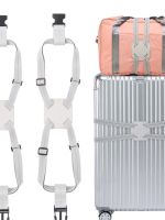 Travel luggage safety fixation straps Cross straps Suitcase straps Reinforced elastic shipping straps