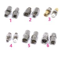 JX connector 2pcs RF Adapter SMA To FME Jack Plug RF Connector Straight FME Coaxial Cable Adapter Electrical Connectors