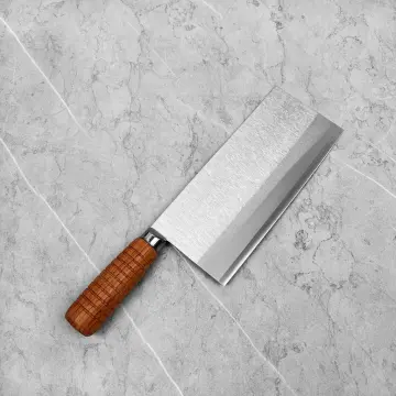 Shibazi Kitchen Knife Professional Chinese Kitchen Knife Slicing Knife  Composite Steel Mulberry Knife Kitchen Supplies F208-2