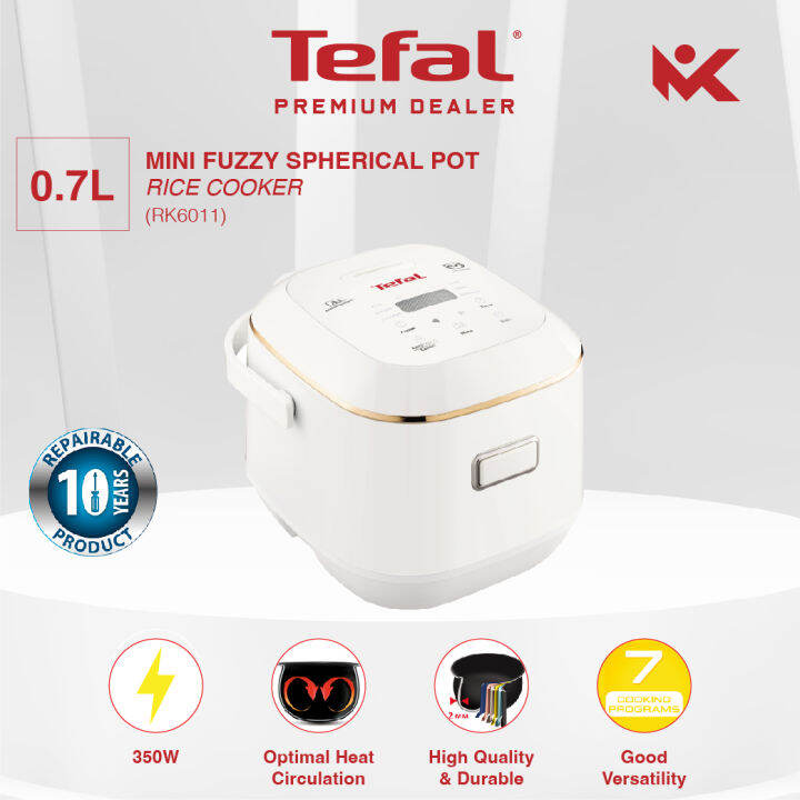 Tefal Mini Spherical Bowl Rice Cooker - 0.7L (RK6011) | Lazada