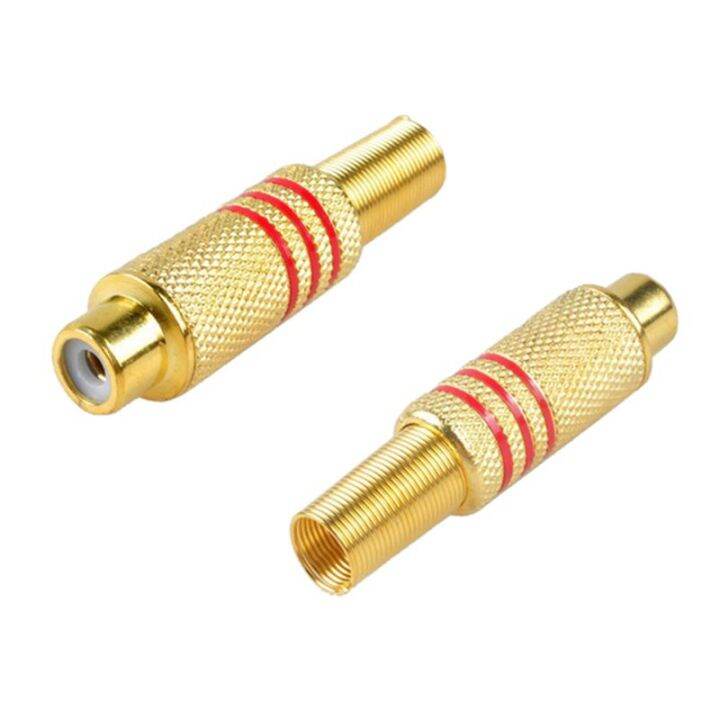 rca-connector-plug-6-pack-rca-female-plug-screws-audio-video-in-line-jack-adapter-gold-plated-solder-type-gold