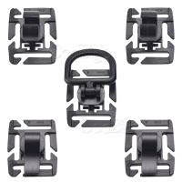 5pcs Drinking Tube Pipe Hose Clamp D-Ring Clip for Backpack Molle Webbing Tactical Buckle Outdoor Camping Bag Accessories 25mm