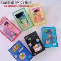 New 3Inch Shining Transparent Photocard Holder Instax Photo Album Storage Box Home Picture Case Storage Name Card ID Holder Box