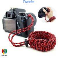 【คุณภาพสูง】?TOP? Portable Colourful Wrist Digital Contracted Camera Strap