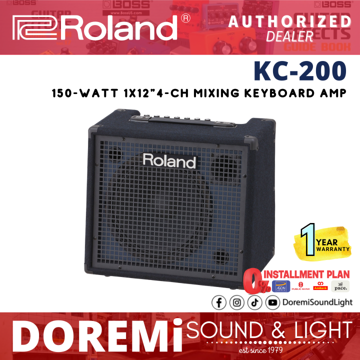 ROLAND KC200 100-Watt 1x12" 4-Channel Keyboard Amplifier (KC-200) | Lazada