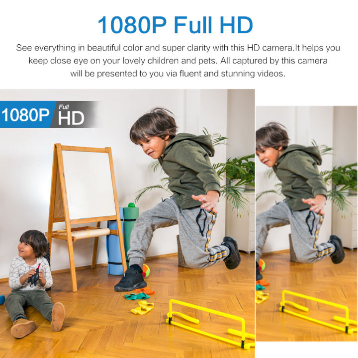 กล้อง-hd-เต็มรูปแบบขนาดเล็ก-wi-fi-1080p-ความปลอดภัยในบ้านพกพาได้เลนส์กล้องมุมกว้างการตรวจจับการเคลื่อนไหวมองเห็นกลางคืนเครื่องบันทึกวีดีโอการ์ดความจำ128g