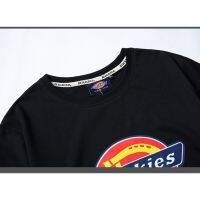 เสื้อยืด uni ลาย DIckies สไตล์ผ้าฝ้าย