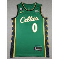 【10 Styles】2023 Nba Jersey Boston Celtics No. 0 Tatum Green City Edition Basketball Jersey