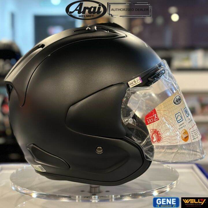 ARAI VZ RAM Matte Black Open Face Jet Helmet 100 Original From