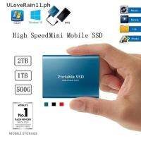 แบบพกพา SSD ความเร็วสูงมือถือโซลิดสเตฮาร์ดไดรฟ์1TB ฮาร์ดไดรฟ์ภายนอก USB3.1อินเตอร์เฟซ TYPE-C สำหรับโน๊ตบุ๊คแล็ปท็อป Mac