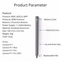 ต้นฉบับ ธุรกิจปากกาสไตลัสสำหรับ P11พลัส P11 Pro P11แบตเตอรี่สีเทาสัมผัสดินสอสำหรับแท็บเล็ตใหม่