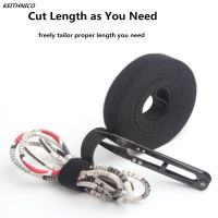 Black Nylon Cable Ties Wrapped Cord Line Reusable Wire Organizer Management Hook Loop Magic Tape Cable Winder